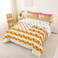 thumbnail image 2 of Erosebridal Waffle American Flag Full Size Comforter Sets for Kids, Pink Ice Cream Drip Bedding Sets, Colorful Polka Dots Reversible, 1 Comforter and 2 Pillowcases, 2 of 6