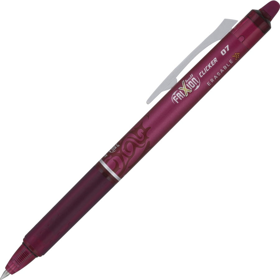 FriXion Erasable Gel Pen 0.7 mm Pen Point Size - Retractable - Burgundy Water Based, Gel-based Ink - 12 / Dozen