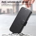 thumbnail image 2 of ELEHOLD Case for iPhone 15 Pro,2 in 1 Detachabl Wallet Plating Clear Case with Card Holder[Compatible with MagSafe Accessories],Black, 2 of 11