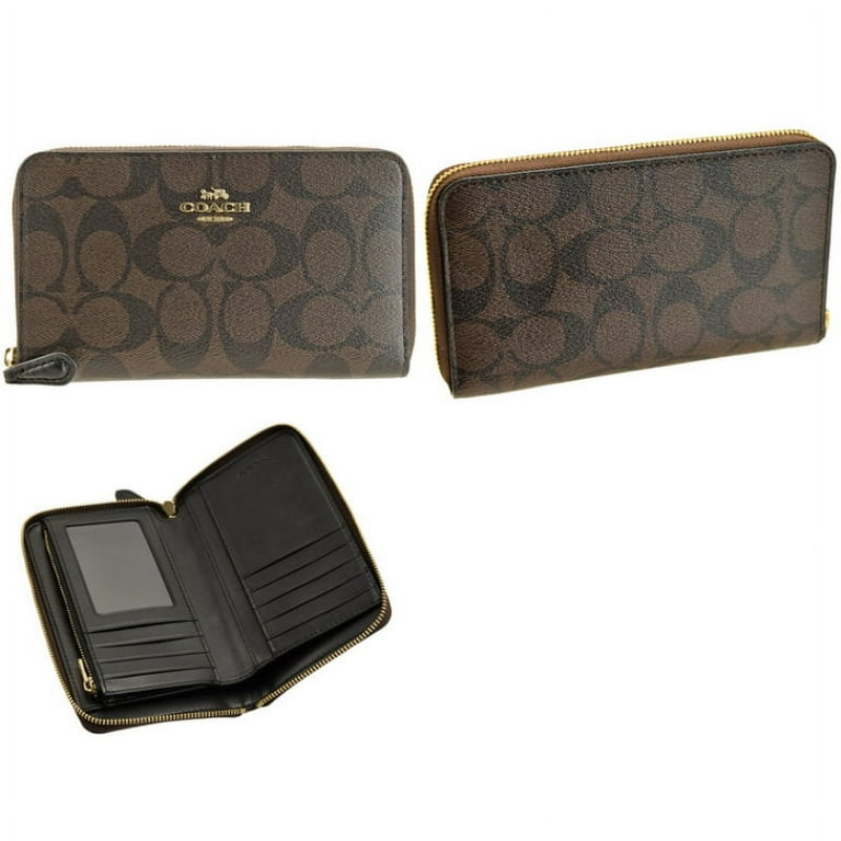 COACH Signature Bifold Brown Canvas wallet - Final Call