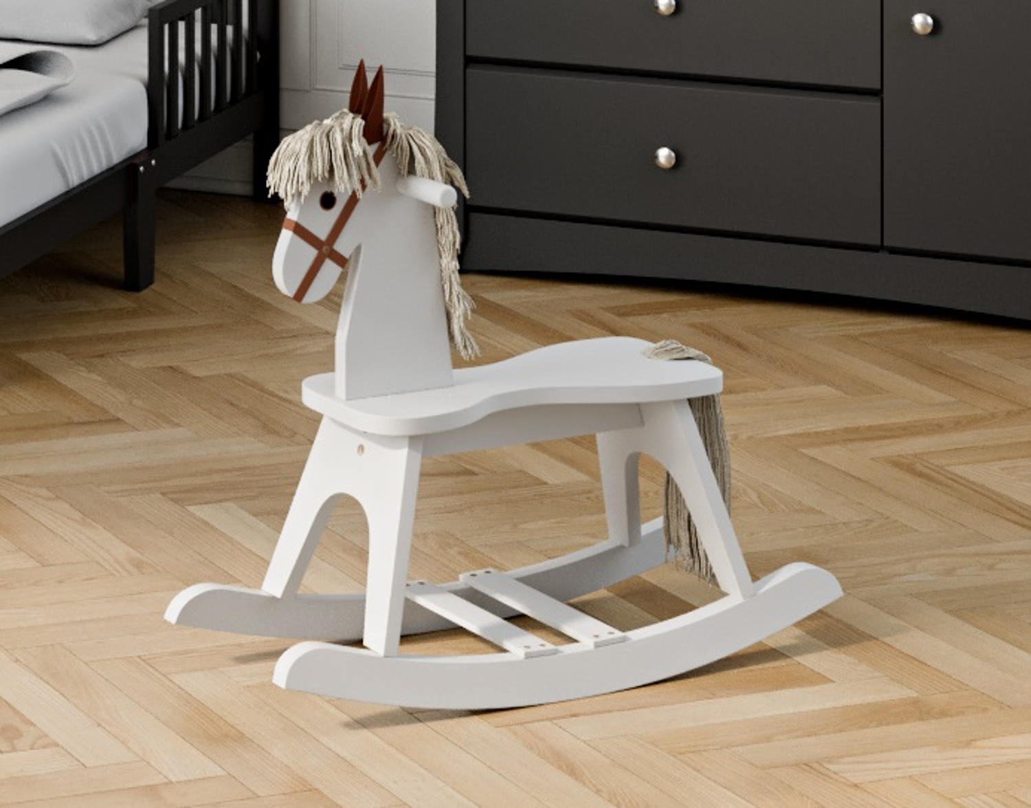 $34.99 (reg $70) Storkcraft Wooden Rocking Horse