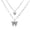 A, variante sur Bradem Liquidation! Collier Papillon Personnalisé Minimaliste et à la Mode pour Femmes Colliers pour Femmes Adolescentes Collier pour Femmes Bijoux en Or Tendance Cadeaux pour Femmes, A