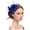 Blue, variant on Linfrsh Fascinator Hats for Women Party Hat Vintage Hat Feather Headband for Cocktail Wedding Pink,One Size