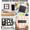 thumbnail image 7 of Hapric Large Cork Board 36" x 24", 6 Pack Black Felt Wall Tiles with 30 Pcs Pushpins for Walls Office, 7 of 7