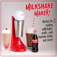 thumbnail image 5 of Nostalgia Retro Coca-Cola Drink Mixer, 16 oz Milkshake Maker with Stainless Steel Cup and Rod, 65W, Red, 5 of 7