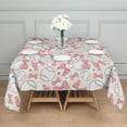 thumbnail image 3 of Pink Baseballs with Bows Pattern Square Tablecloth,Waterproof Square Table Cover,Wipeable Spillproof Washable Table Cover for Home Kitchen Party Decor 42"X42"(107x107cm), 3 of 6