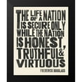 thumbnail image 2 of Barnes, Victoria 15x18 Black Modern Framed Museum Art Print Titled - Frederick Douglass Quote II, 2 of 5
