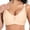 Beige, variant on Strapless Bra – Yoga Bralette Comfort Fit Women's Plus Size Sexy Deep V Smooth Seamless Bra Thin Big Chest Small Push Up Bra Without Underwire