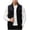 Black, variant on Riecok Fleece Vest for Men with Pockets Sleeveless Stand Collar Zip up Jackets Thermal Solid Warm Casual Outerwear Dark Gray XL