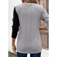 thumbnail image 5 of Sweaters Camisa De Manga Larga Acanalada Para Mujer Sueter, 5 of 5