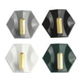 thumbnail image 1 of 4PCS Key Hooks Light Luxury Geometric Hook Wall Hooks Hanger Bathroom Towel Hook, 1 of 1