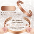 thumbnail image 3 of Wollet Copper Bracelets Set for Women, Magnetic Pure Copper Jewelry, 3 of 6