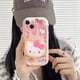thumbnail image 3 of Hello Kitty Grip Tok Holder Wave Soft Phone Case for Samsung A05S A15 A04E A14 A24 A34 A54 A13 A33 A53 A22 A32 A52 M14 M34 M54, 3 of 5
