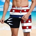 thumbnail image 2 of DIOAZUD Men Swim Trunks with Liner Quick Dry 9 Inch Board Shorts with Pockets Lightweight Loose Fit Bathing Suits for Beachwear, 2 of 9