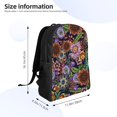 thumbnail image 4 of Fotbe Vintage Floral Mochila de Viaje para Laptop, Mochila Ejecutiva Delgada y Resistente 15.6", 4 of 8