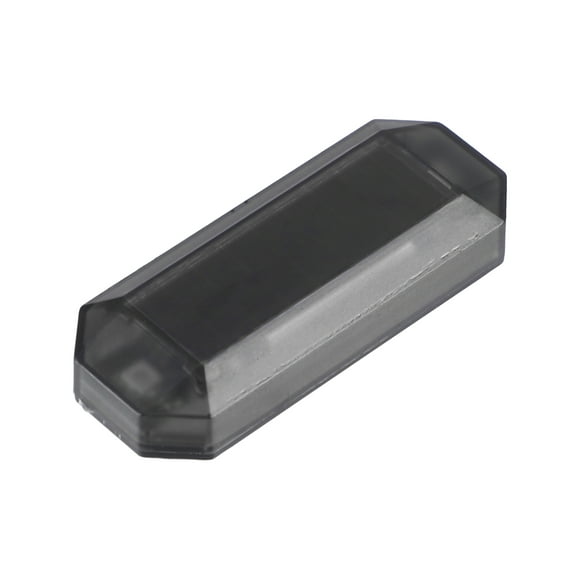 Unique Bargains Car Alarm Light Solar Power Interior LED Car Anti Theft Device with USB Port Light Blue Shell Black