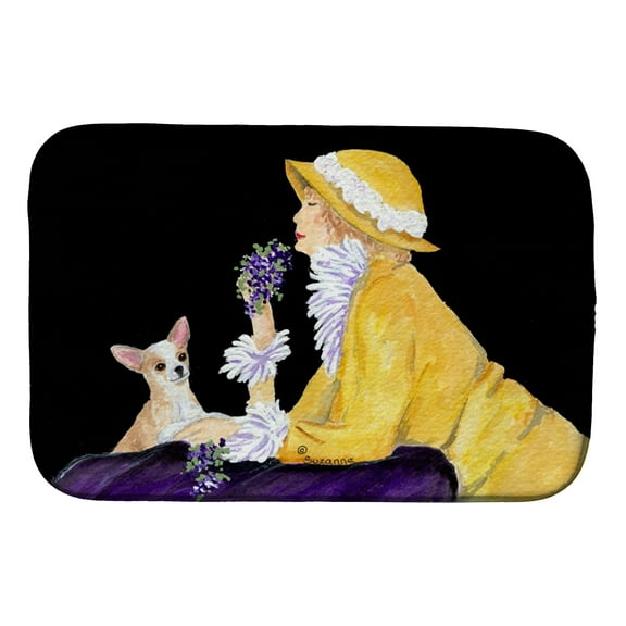 Chihuahua Dish Drying Mat