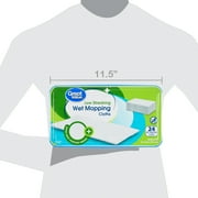 Great Value Low Streaking Wet Mopping Cloths, 24 Count