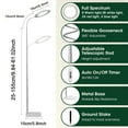 thumbnail image 3 of DONGPAI Grow Lights for Indoor Plants, Full Spectrum LED Floor Plant Light with Base Adjustable 61inch Height Stand for Large Plant 10 Level Brightness Auto Timer, 3 of 8