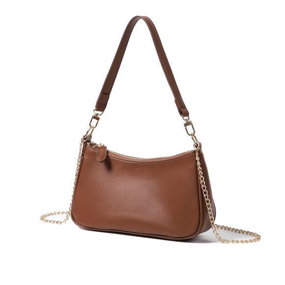 VODIU Bolsos de mano con 2 correas extraíbles y cierre de cremallera, bolsos cruzados, bolso de hombro para mujer