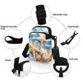 thumbnail image 5 of HELLHERO Starfish and Conch Patterns Crossbody Sling Bag for Adult Polyester Messenger Bag with Zipper, 5 of 7