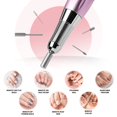 thumbnail image 6 of Makartt Pink Electric Nail Drill Machine, Portable Efile Kit for Acrylic Nails Professional Manicure Set with Nail Drill Bits Sanding Bands, 6 of 7
