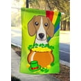 thumbnail image 2 of Carolines Treasures BB1983CHF Beagle St. Patricks Day Canvas House Flag, 2 of 4