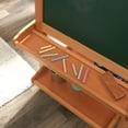 thumbnail image 6 of KidKraft Deluxe Wooden Easel with Chalkboard, Dry Erase Surfaces, Paper Roll and Paint Cups - Natural, 6 of 7