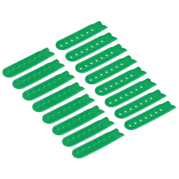 8 Pairs Snapback Strap Cover, 7 Holes Plastic Adjustable Hat Snap Buckle Replacement (Green)