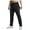 Black, variant on Ccpelsie Men's Slim Fit Joggers Straight Leg Casual Sweatpants Elastic Waist Lightweight for Spring Summer Lounge and Home(Black,2XL)