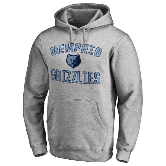 Men's Ash Memphis Grizzlies Victory Arch Pullover Hoodie