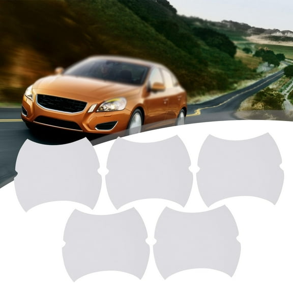 5pcs Invisible Car Door Handle Film Protective Scratches Protector Accessories