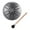 Gray, variant on TOPRenddon Mini Steel Tongue Drum for Kids 3 Inch 6 Notes Percussion Instrument Handpan Drum C Key with Mallets,Music Book