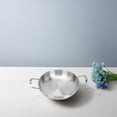 thumbnail image 3 of NIYANGLE 1Pc Stainless Steel Paella Pan for Korean Kitchenware Cooking, 3 of 8