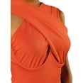 thumbnail image 4 of Pudcoco Women's Criss Cross Tank Tops Sleeveless Solid Color Cutout Crop Tops, 4 of 10