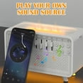 thumbnail image 6 of 4in1 Flame Diffuser Humidifier Ultrasonic Aromatherapy 8 White Noise Combination Bluetooth Music Player Diffuser Fragrance, 6 of 9