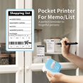 thumbnail image 4 of LAICAIW T02 Mini Printer, Portable Printer, Pocket Sticker, Receipt Printer, Mini Printer Sticker Maker, Bluetooth Mobile Thermal Printer for Journal, Notes, Photo iPhone, Compatible with iOS&Androi, 4 of 7