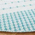 thumbnail image 5 of SAFAVIEH Montauk Nuala Abstract Dots Cotton Area Rug, Aqua/Ivory, 8' x 10', 5 of 5
