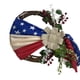 thumbnail image 2 of Decoraciones para el Día de los Caídos, decoraciones para el 4 de julio, decoraciones patrióticas, decoración del Día de la Independencia, bandera, simulación de guirnalda de flores, fiesta del Día de, 2 of 9