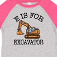 thumbnail image 4 of Inktastic Construction Trucks E is for Excavator Boys Toddler T-Shirt, 4 of 5
