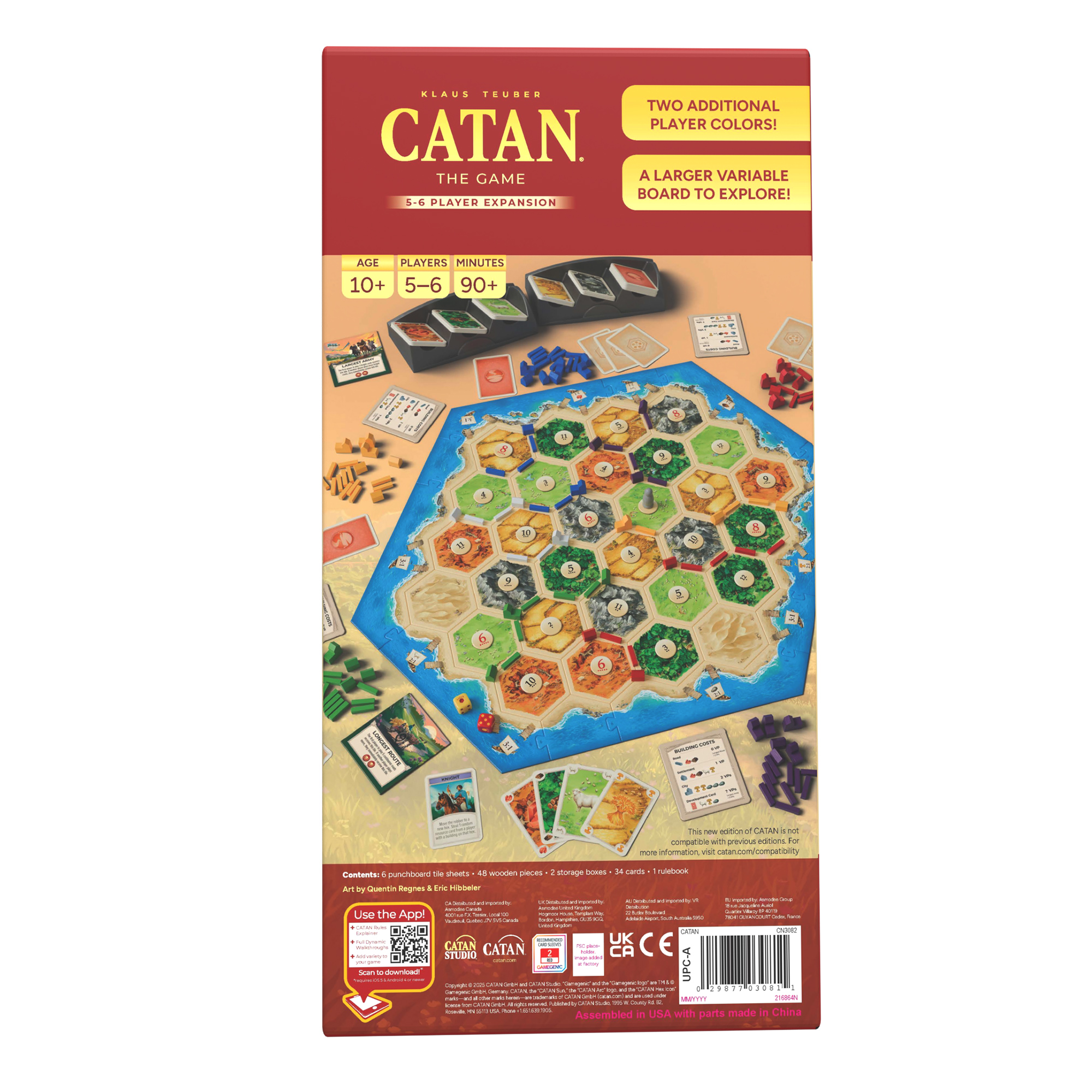 Asmodee Catan 5-6 Player Strategy Board Game Expansion photo 5