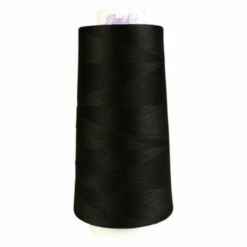 Maxi-Lock Stretch Serger Cone Thread 2,000yd-Black 