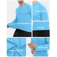 thumbnail image 3 of TELALEO 5 Pack Long Sleeve Shirts for Men Moisture Wicking UPF SPF Sun Protection Tee Shirts Workout T Shirts,L, 3 of 7