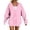 A-Pink80, variant on XUELUO Womens Hoodies Oversized Zipper Hoodie For Long Sleeve Plain Jackets Spring Outerwear Casual Comfort Sweatshirt