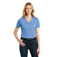 thumbnail image 2 of Port Authority  Ladies Shadow Stripe Polo. LK585 - XL River Blue Navy, 2 of 6