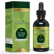 Go Nutrients Selenium 200mcg Supplement, 1 oz