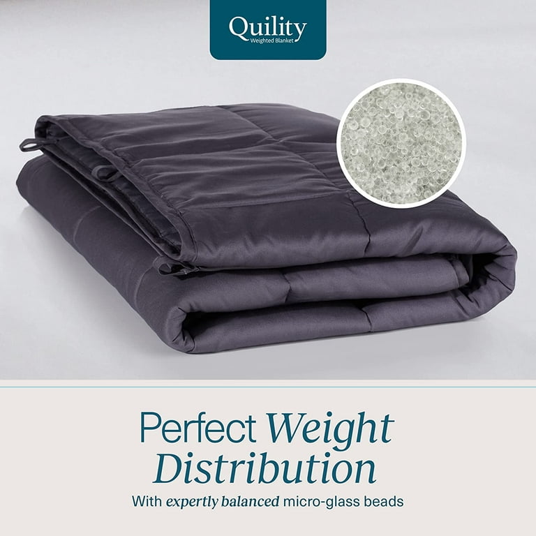 Quility Weighted Blanket 15 LB Queen Size 60 x80