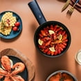 thumbnail image 4 of Jovati Multifunctional Electric Frying Pan with Non-Stick Coating - Mini Electric Pot, 450W, 1.8L Capacity, Portable, 4 of 7