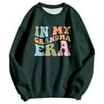 thumbnail image 3 of In My Grandma Era Sweatshirts for Women Long Sleeve Crewneck Grandma Sweatshirt Mothers Day Pullover Tops, 3 of 5