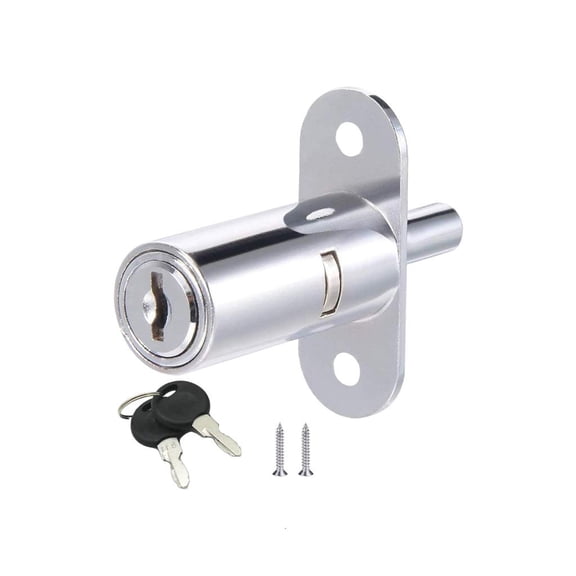 Cylinder Lock With 2 Key For Sliding Door Furniture Security Mechanism